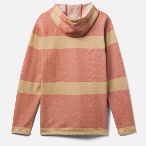 Men's (S) Modern Surf Poncho Hoodie - Zion Rust - Picture 6 of 7